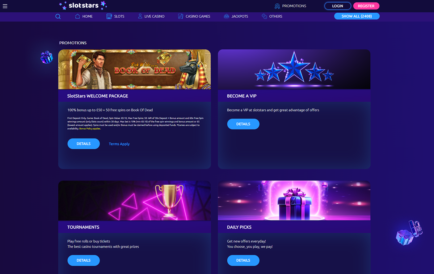 SlotStars Online Slots Collection